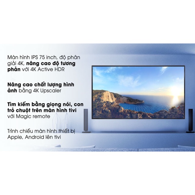 Tivi LG 4K 75 inch 75UM7500PTA( HÀNG MẪU NEW BẢO HÀNH 2 NĂM CHÍNH HÃNG)