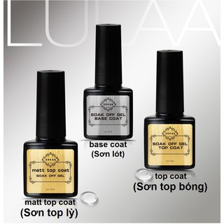 Sơn gel Base Top Coat LULAA
