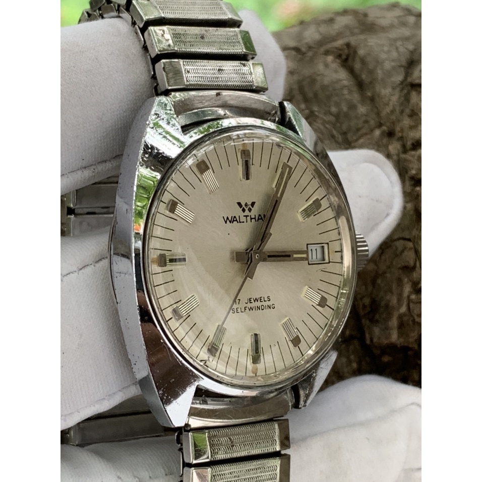 Đồng hồ nam WALTHAM dây thép không gỉ của Thụy Sỹ