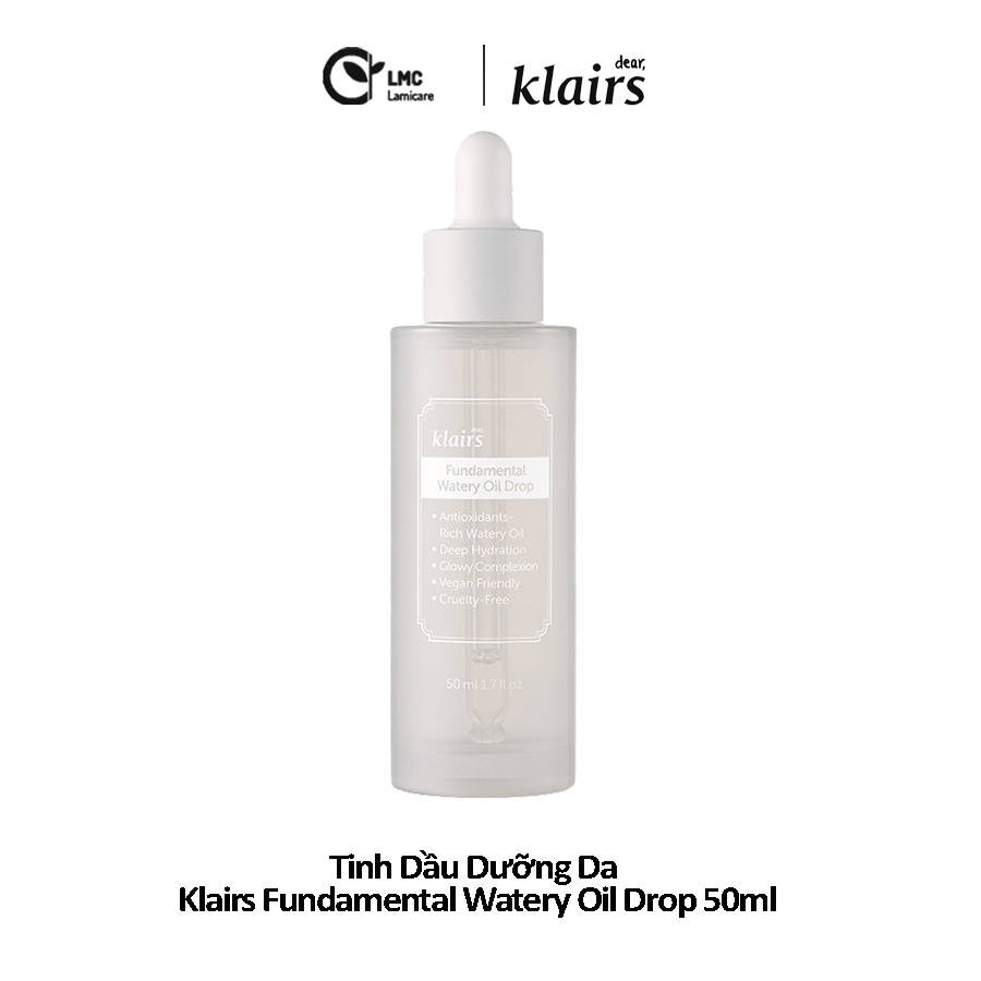 Tinh dầu dưỡng da Klairs Fundamental Watery Oil Drop 50ml