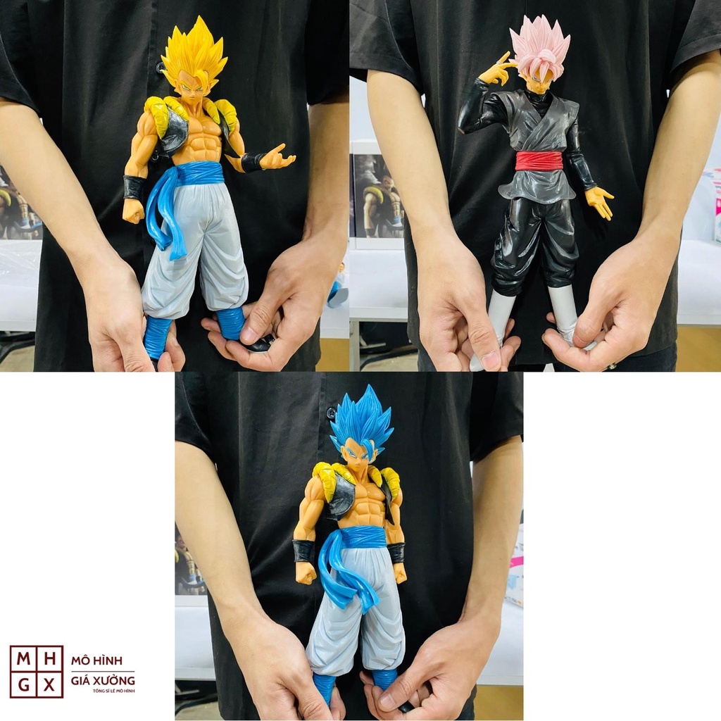 Mô hình Dragon Ball Songoku Black  Gogeta tóc xanh ,tóc vàng hàng siêu chất cao 32cm , figure mô hình 7 viên ngọc rồng