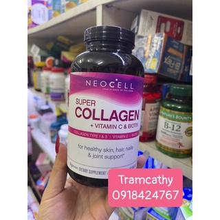 Collagen Neocell super collagen+c hàng mỹ ,colagen neocell 360 viên