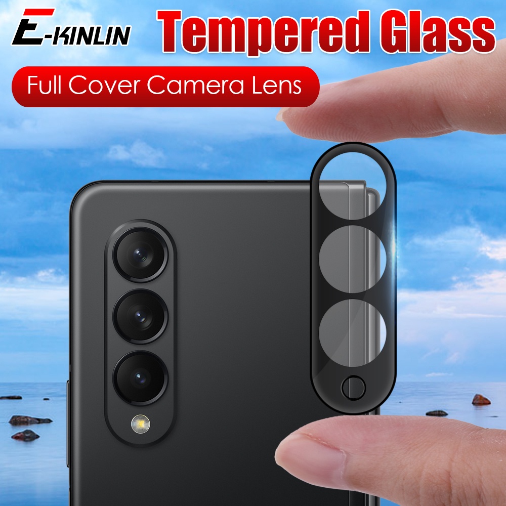Miếng Dán Cường Lực Bảo Vệ Ống Kính Máy Ảnh Cong 3D Cho Samsung Galaxy Z Fold4 Fold3 Fold2 Flip3 Flip4 5G