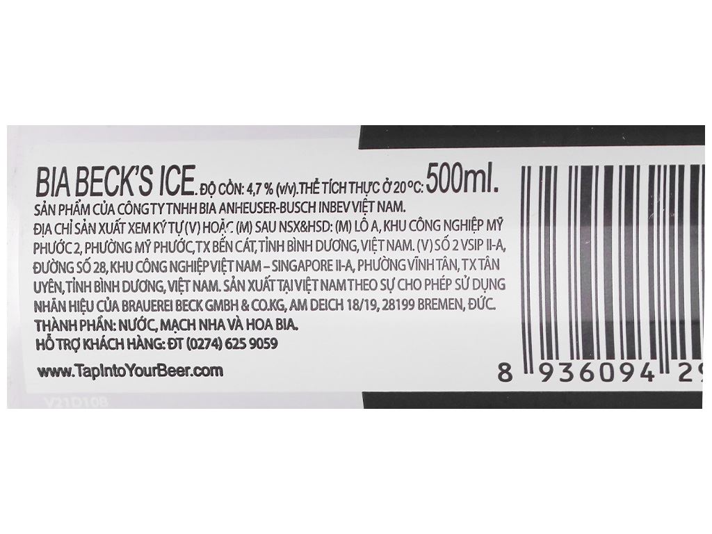 Thùng 12 Lon Bia Beck's Ice  / Lốc 6 lon Bia Beck's Ice 500ml