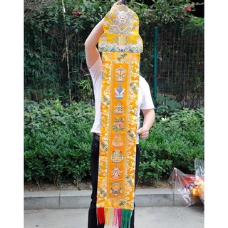 Phan gấm Tám Tướng Cát Tường
