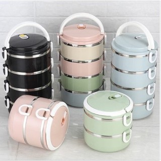 Cặp lồng cơm, Cặp lồng giữ nhiệt lúa mạch 5 tầng lúa mạch ruột inox.