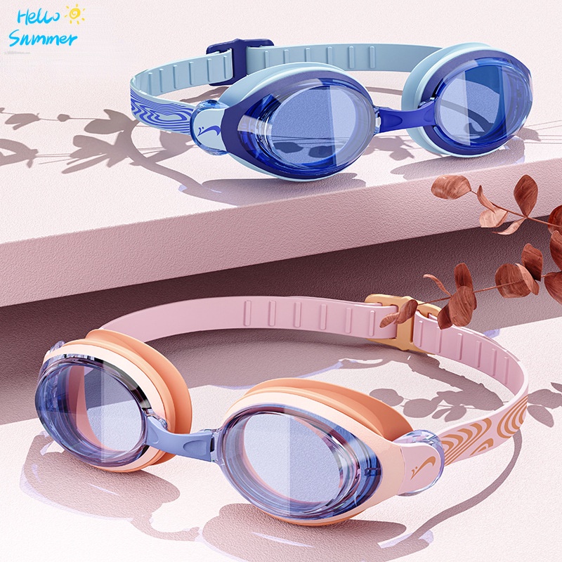 Kính Bơi HD Chống Thấm Nước Và Sương Mù Chuyên Nghiệp Cho Bé Trai Và Gái