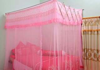 Màn khung xếp 1m8 + khung xếp (đủ màu)