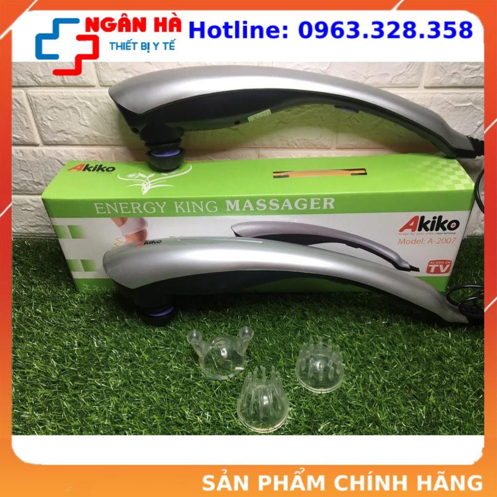 Máy massage cầm tay, máy massage toàn thân 3 đầu A-2007 Akiko