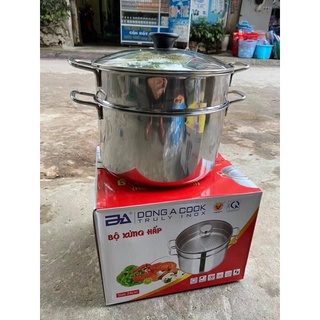 Nồi hấp 2 tầng 1.5 đáy 28cm