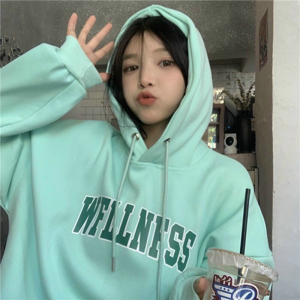 Áo Hoodie Sky WFLL Form Rộng, Mũ 2 Lớp, 2 Màu Xanh Mint - Rêu SIÊU HOT