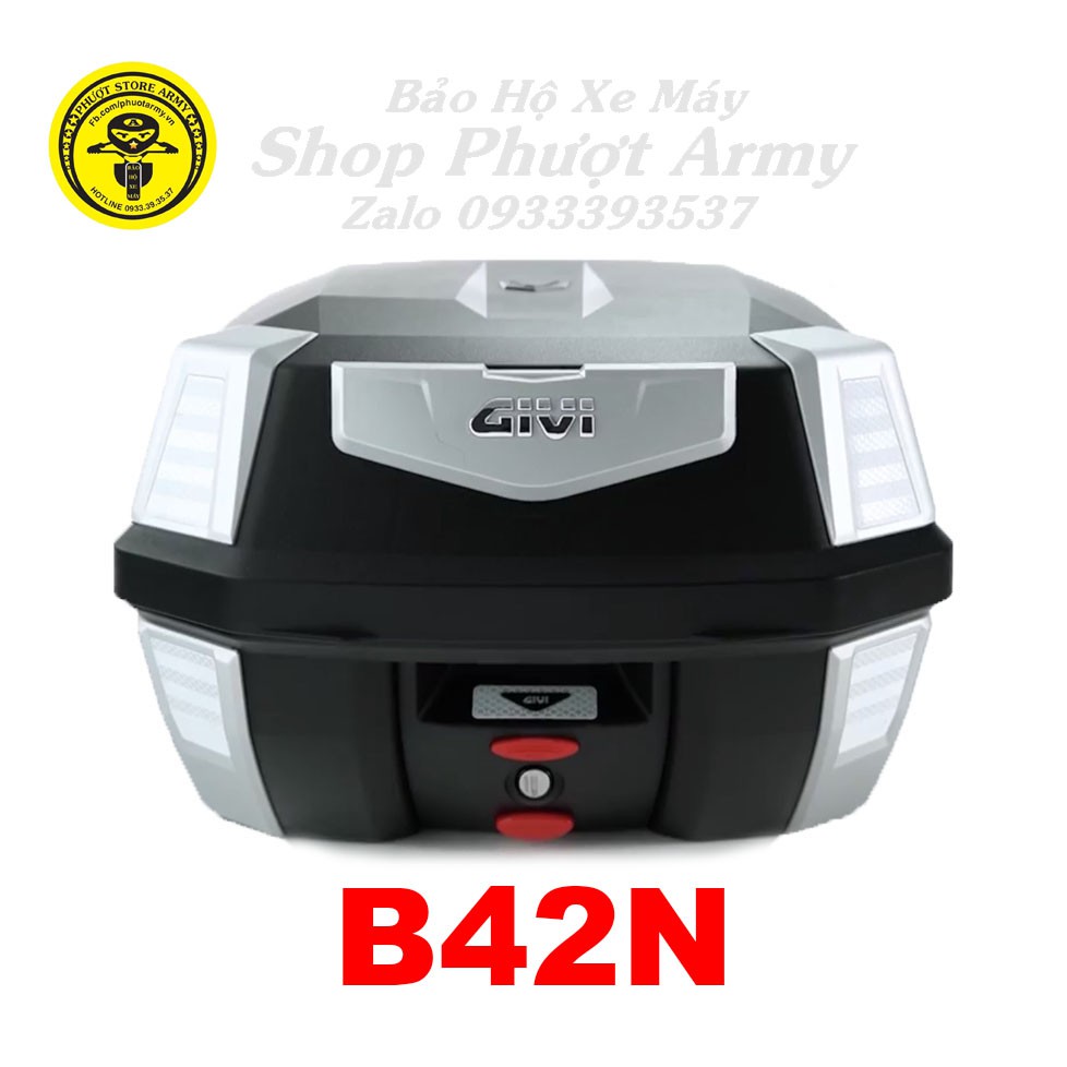 Thùng Givi gắn sau xe máy Tặng kèm đế MP70N