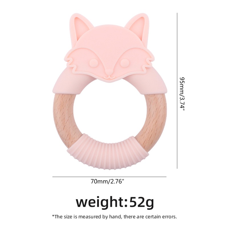 Haha Đồ Chơi Nhai Gặm Giảm Đau Cầm Tay Bằng Silicone Cho Bé Sơ Sinh