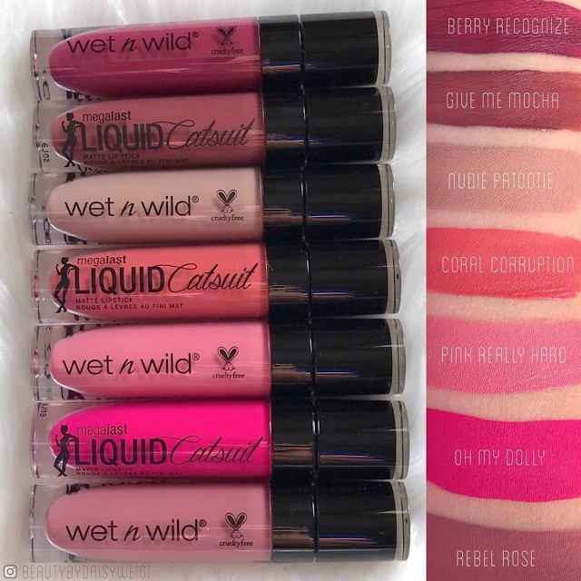 [Nhập Mỹ] Son kem lì Wet n Wild MegaLast Liquid Catsuit Lipstick 7ml Pink Really Hard/ Coral corruption/ Give me mocha