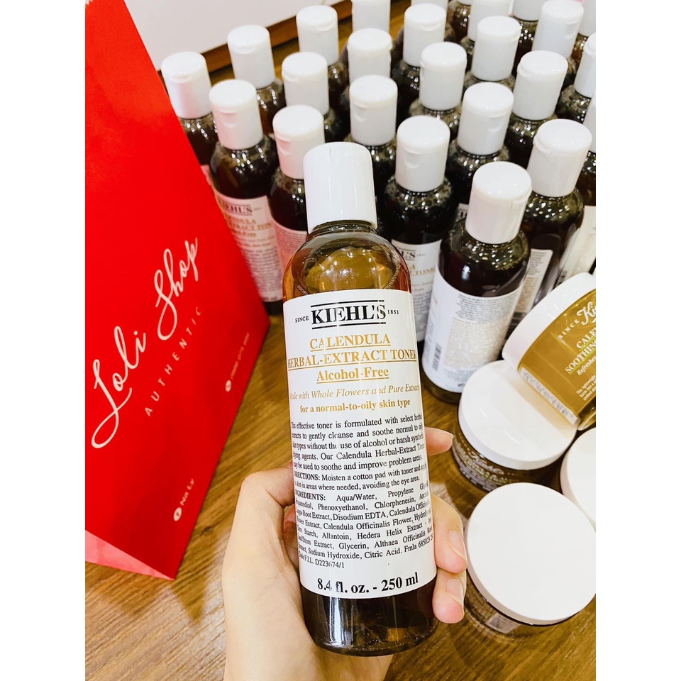 [USA] Kiehls Toner Hoa Cúc Kiehls (Kiehl's Calendula Herbal-Extract Toner Alcohol-Free) - 40ml 75ml 125ml 250ml 500ml