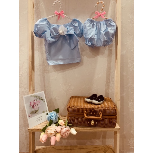 HỒNG TRẮNG Bộ chip nơ cho bé mã 46060