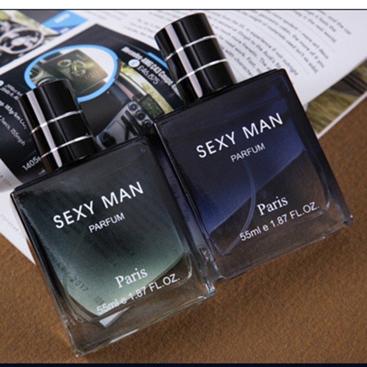 🌈 Fullbox Nước Hoa Nam Sexy Man Parfum 55ml Siêu Cuốn Hút, Hương Thơm Tươi Mới Thanh Mát Quyến Rũ Nàng