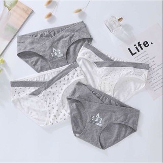 {COMBO 4 QUẦN} QUẦN LÓT BẦU COTTON CO GIÃN 4 CHIỀU