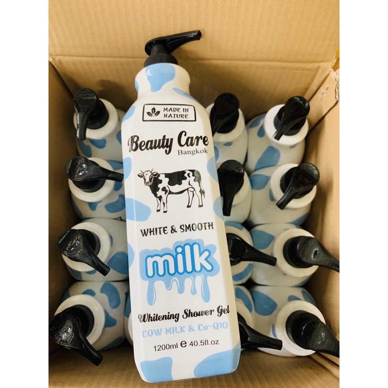 Sữa tắm dê bò Beauty Care Bangkok chai 1200ml