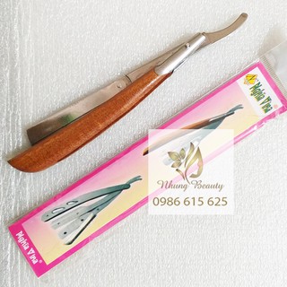[Hàng Hot] Dao Cạo Mặt, Cạo Chân Mày Cán Gỗ Nghĩa Vina Công Nghệ Mới, Tiện Dụng, Nhỏ Gọn