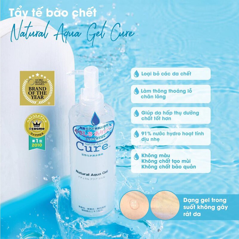 Gel Tẩy Tế Bào Chết Cure Cho Mặt Và Toàn Thân 250g