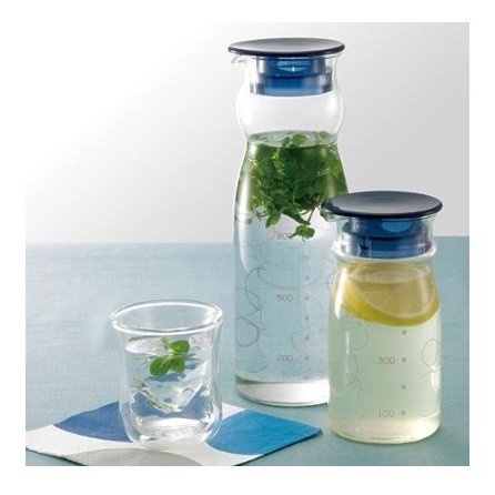 BÌNH NƯỚC THỦY TINH CHỊU NHIỆT IWAKI 1300ML