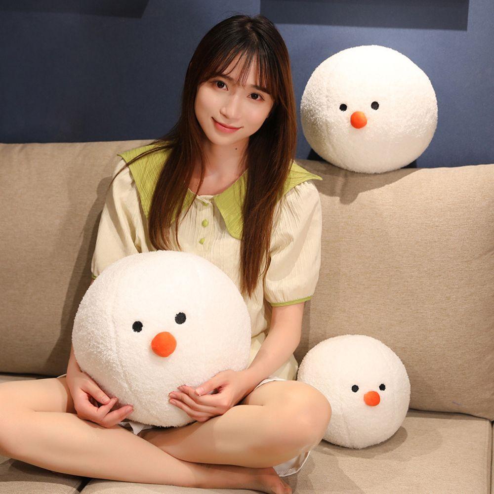 Thú Nhồi Bông Hình Mặt Cười Dễ Thương Trang Trí Nhà Cửa