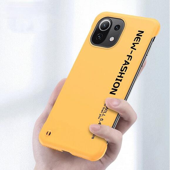 Ốp điện thoại cứng siêu mỏng mặt nhám không viền hai bên dành cho Xiaomi Mi 11 / 11 Lite + nhẫn giữ tiện dụng