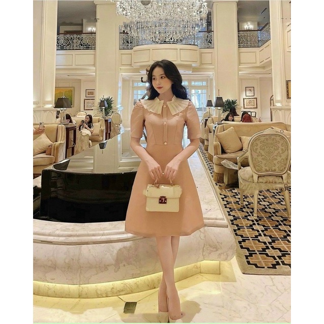 ‼️‼️đầm phi phối cổ dập li