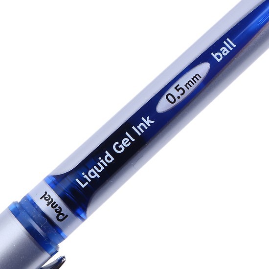 Bút ký Pentel mực gel nét 0.5mm BLN55 mực xanh - đỏ - đen hàng chính hãng