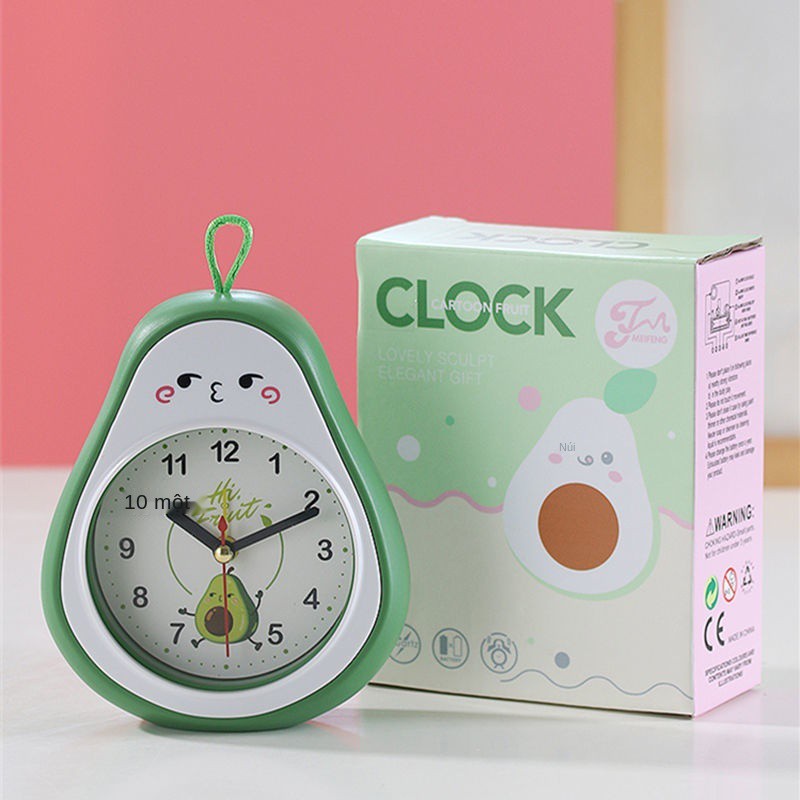 Bán đồng hồ báo thức trái cây sáng tạo dành cho người nổi tiếng trên mạng tắt ký túc xá sinh viên Phòng ngủ t