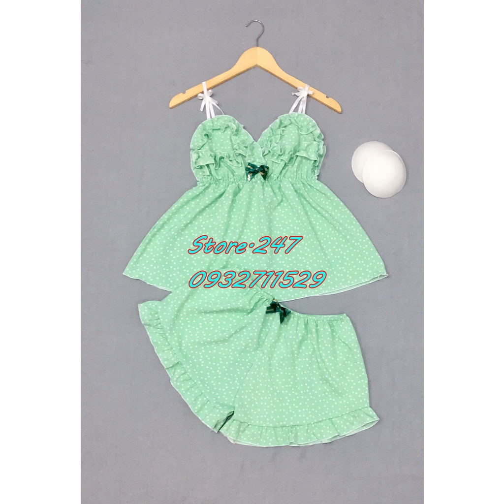 (60KG - 90KG) BIGSIZE LỤA CHẤM BI CÓ MÚT THÁO RỜI, VẢI MỊN MÁT MẶC KHÔNG NHĂN - HÀNG NHÀ MAY BAO ĐẸP | BigBuy360 - bigbuy360.vn