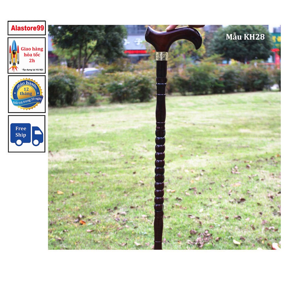 Gậy Gỗ Batoong Chống Cho Người Già Gậy Gỗ Tự Nhiên KH16