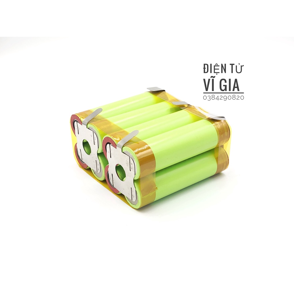 Khối pin  4S2P 14.4V-16.8V không khung