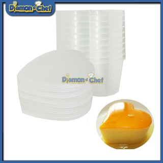 50 Cốc hình tim Làm Bánh Flan / Caramen loại đẹp