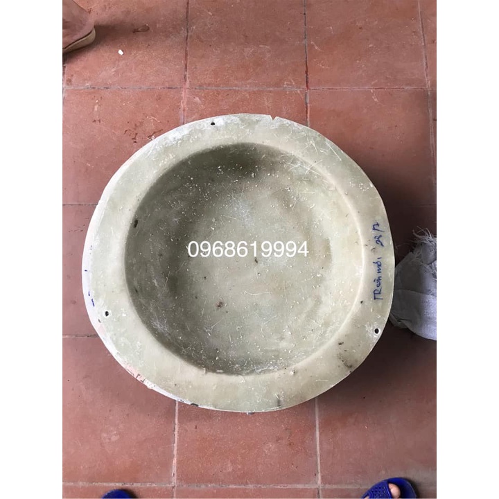 Khuôn chậu ang tròn 50 cao 16cm composite đổ úp đáy