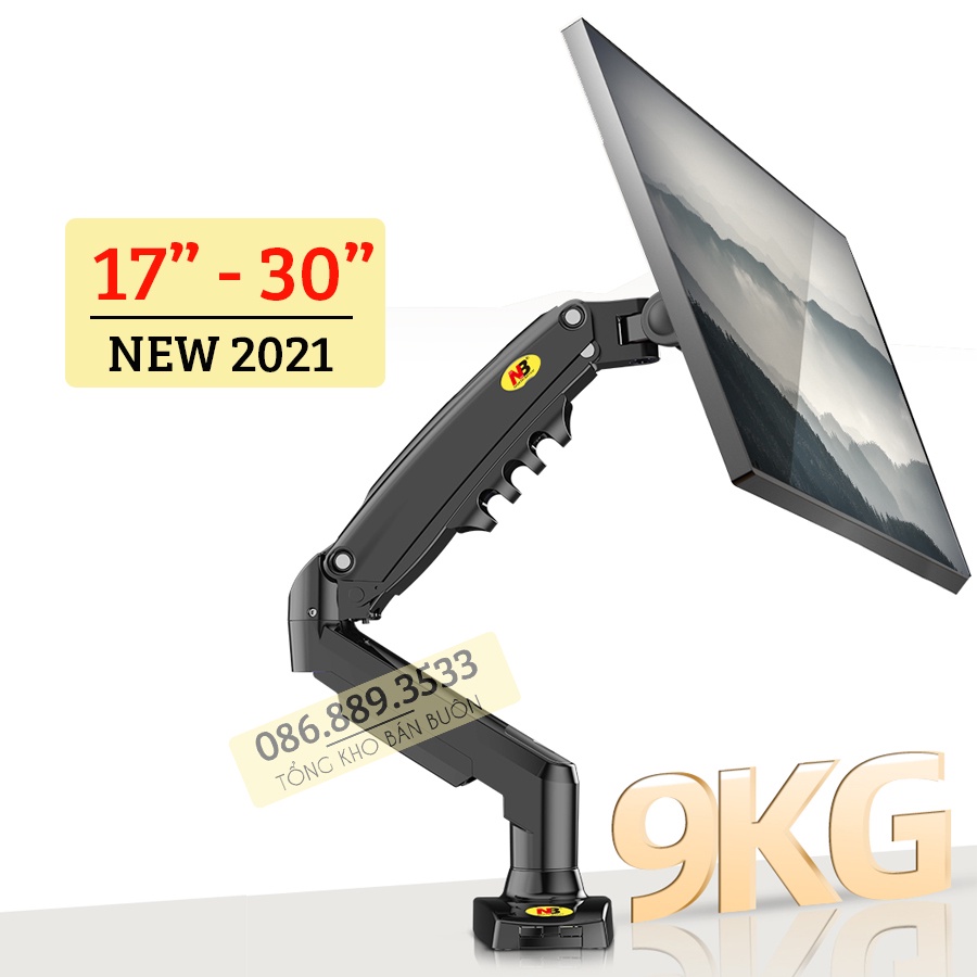 Giá Treo Màn Hình Máy Tính NB F80 17 - 27 - 30 Inch - Tay Đỡ Treo Màn Hình Gắn Bàn NorthBayou - New 2021
