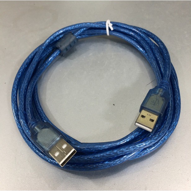 Cáp Link USB 2.0 Hai Đầu Đực Blue Length 3M