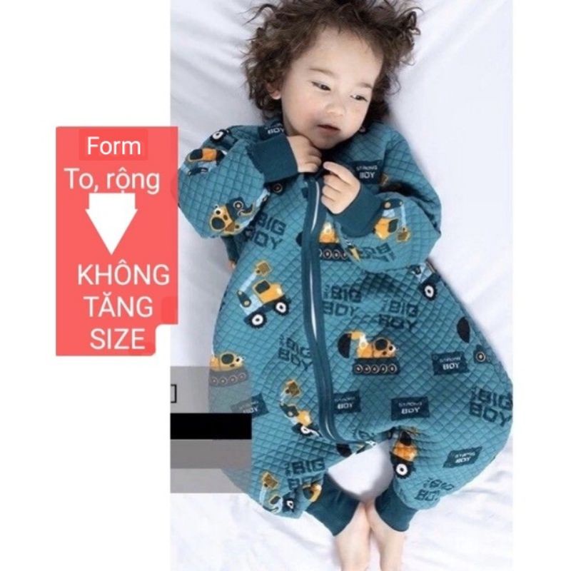 Ninikids:CHỌN MẪU Túi ngủ cotton chần bông 3 lớp, túi ngủ cho bé