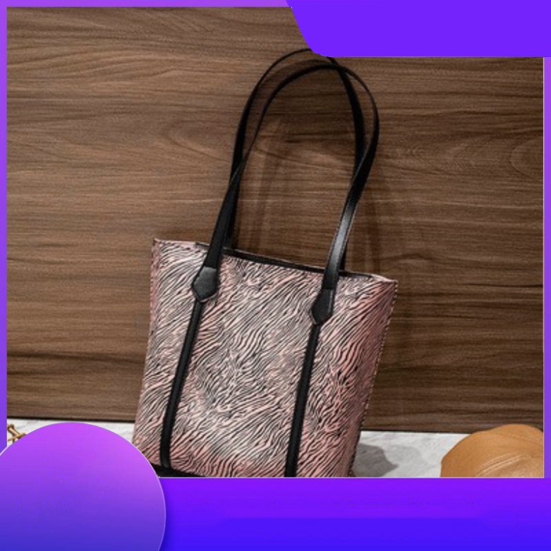 Túi kẹp nách vân ngựa vằn phong cách Retro KN07 túi đeo vai Chip Xinh Bag