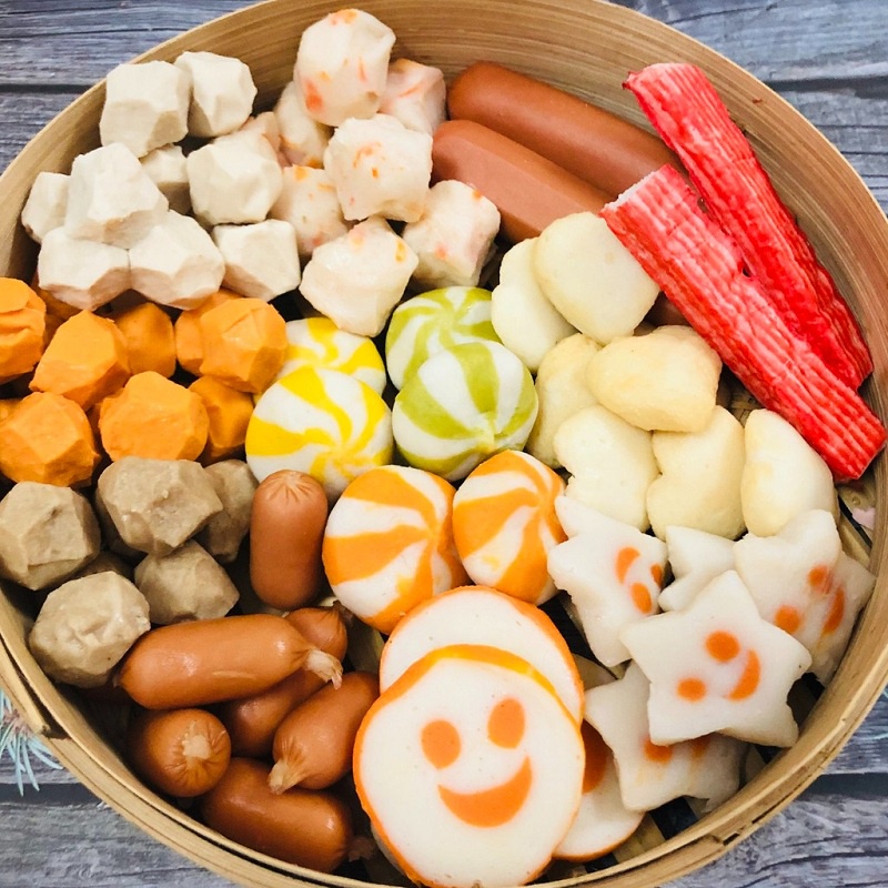 Bánh Bao PHUMARK Nhân Cá Hồi/Cá Nhím Biển/Mix 3 màu 500g