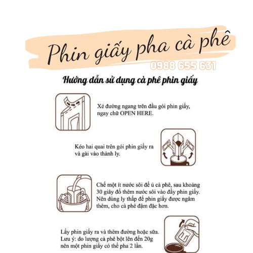 Combo 500 Phin Giấy Pha Cà Phê Đi Du Lịch Phin Cafe Bằng Giấy Linh Động hơn phin nhôm Có Bán Sỉ