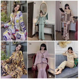 Đồ Bộ Lụa Latin - Satin Lượn Sóng