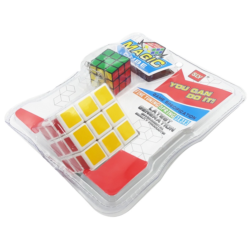 Bộ 2 Đồ Chơi Rubik 3x3 858-D10