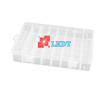 LKDT Hộp đựng linh kiện điện tử 24 ngăn