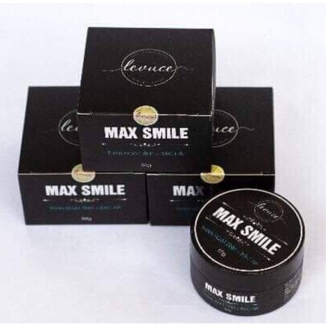 Than hoạt tính MAX SMILE khử mồi hôi miệng, giảm ố vàng, răng trắng tự nhiên