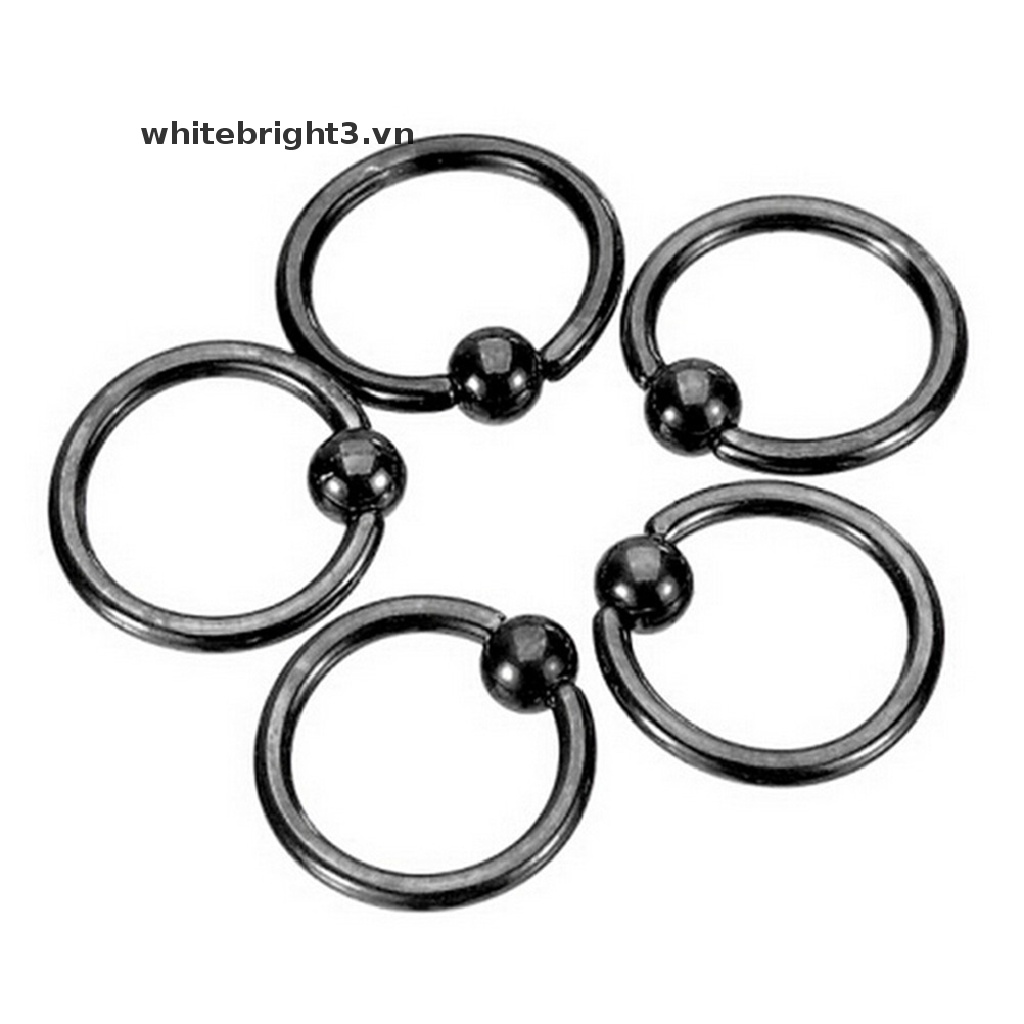 1 Bộ 3 Khuyên Tai / Mũi / Mũi Hình Quả Bóng Sang Trọng