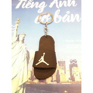 Móc Khóa Hình Chiếc Dép Chất Kiệu Cao Su Kiểu Dáng Thời Trang