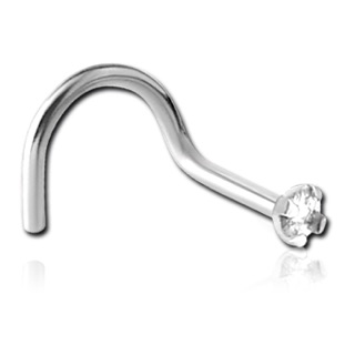 Khuyên mũi Titanium đá Swarovski