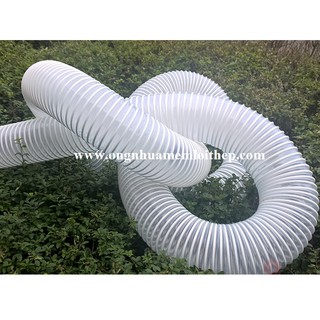 Ống hút bụi lõi thép phi 75, ống hút bụi co giãn đàn hồi lắp máy cnc, cơ khí chế tạo 10m